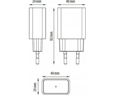 Engo EREPEATER - ant paviršiaus montuojamas ZigBee tinklo kartotuvas (signalo stiprintuvas), 230V