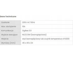 Engo valdikliai Engo ERELAY Zigbee 1 kanalas 16A relė NO-COM