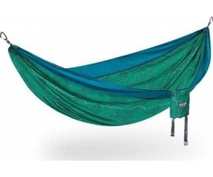Eno DoubleNest Print - Giving Back, Topo PCT/ Teal