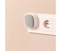 ENTAC Entac Dzwonek AC Plug-in su naktine lempute IP44 - siųstuvas 1xCR2032