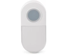 ENTAC Entac Dzwonek AC Plug-in su naktine lempute IP44 - siųstuvas 1xCR2032