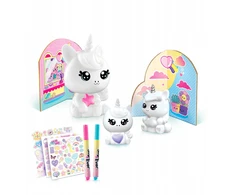 Epee Rinkinys Kawaii stiliaus vienaragių šeimos dekoracijų kūrybinis rinkinys