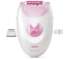 Braun Silk·épil 3 epiliatorius su laidu, rožinis