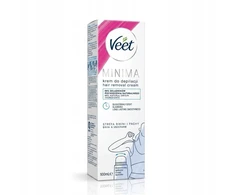 Veet Minima bikinių ir pažastų plaukų šalinimo kremas su aplikatoriumi jautriai odai 100 ML (VEE-KR-001-13)
