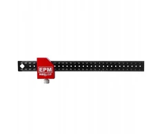 EPM Plieninė liniuotė su ribotuvais 30 cm