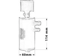 Epman_F Alyvos surinkimo bakas 0,3L 12mm / 15mm Epman Juodas