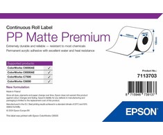 Epson PP MATTE LABEL PREMIUM/CONTINUOUS ROLL 105MM X 55M