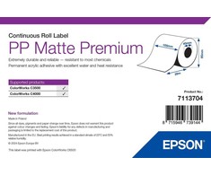 Epson PP MATTE LABEL PREMIUM/CONTINUOUS ROLL 105MM X 29M