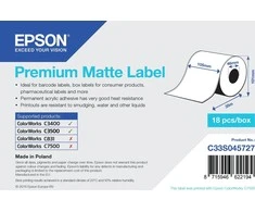 Epson Epson Premium Matte Label Cont.R, 105mm x 35m