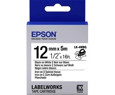 Epson TAPE - LK4WBQ IRON ON BLK / - C53S654024