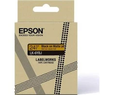 Epson „LabelWorks LK-6YBJ“ – juodas ant matinės geltonos spalvos – ritinėlis (2,4 cm x 8 m) 1 kasetė(-ės) pakabinimo dėžutė – juostos kasetė – skirta „LabelWorks LW-C610“