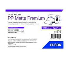Epson epson PP MATTE LABEL PREM DIE-CUT/ROLL 102X76MM 1570 LABELS