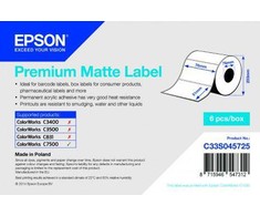 Epson Premium Matte etiketė (C33S045725)
