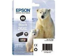 Ink Epson ink C13T26314010 Nr 26XL (juoda nuotrauka)
