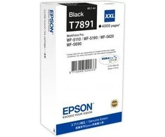 Rašalas Epson Juodas T7891 | 65 ml | WF-5110DW/WF-5190DW/WF-5620DWF/WF-5690DWF