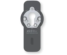 eQ-3 EQ3 Homematic IP adapteris apvalus rožinis durų spynos pavara pro, antracito (163089A1)