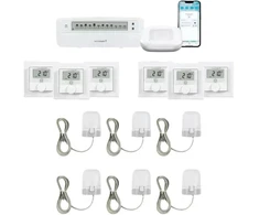 eQ-3 EQ3 Homematic IP pradinis rinkinys grindiniam šildymui 6 kambariams