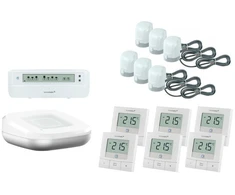 eQ-3 EQ3 Homematic IP pradinis rinkinys grindų šildymui – pagrindinis 6 patalpoms