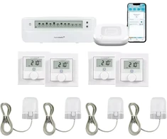 eQ-3 EQ3 Homematic IP pradinis rinkinys grindiniam šildymui 4 kambariams