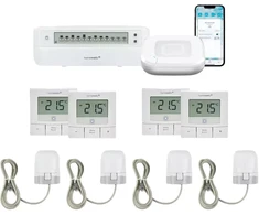 eQ-3 EQ3 Homematic IP pradinis rinkinys grindų šildymui – pagrindinis 4 patalpoms
