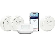 eQ-3 „Homematic IP“ pradedančiųjų rinkinys dūmų detektoriui – dūmų detektorius 5 kambariams