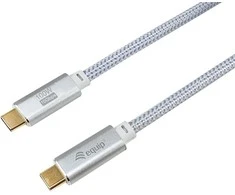 Kabelis USB Equip USB-C - USB-C 3 m Baltas (128360)