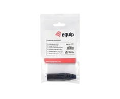 Equip 147930 kištukas 3 kontaktų XLR juodas