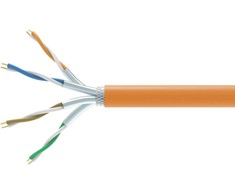 „Equip 404553“ oranžinis 1000 m Cat7 S/FTP (S-STP) tinklo kabelis