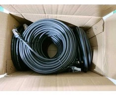 Equip Įranga - RJ-45 (M) į RJ-45 (M) kryžminis kabelis - 3 m - SFTP, PiMF - CAT 6 - be halogenų, lieto plieno, be kablio, jungtis