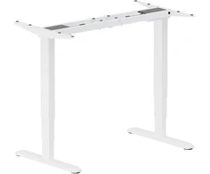 Equip 650814 Rama stojąca biurka Prąd elektrinis 2 x noga Baltas