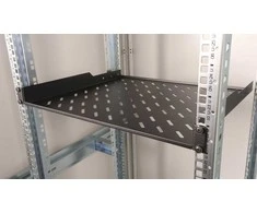 Equip Equip fiksuota lentyna 19" serverių spintelėms, 1U 60cm juoda