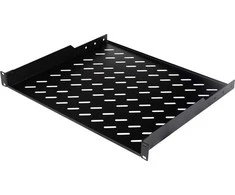 Equip Equip fiksuota lentyna 19" serverių spintelėms, 1U 60cm juoda