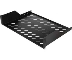 Equip Equip Fiksuota lentyna 19" serverių spintelėms, 2U 80cm juoda