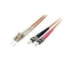 Equip Equip LWL patch cable LC->ST 15,00m vienmodis dvipusis OS2 yel poly maišelis