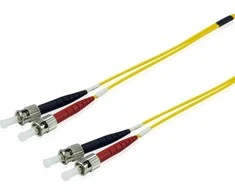 Equip Equip LWL Patchkabel ST- > ST 5.00m Singlemode Duplex OS2 Yel Polybeutel