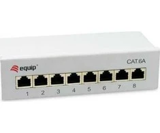 Equip Patchpanel 8x RJ45 Cat6A FTP 1HE Keystone Montage gr