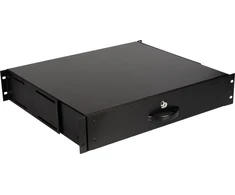 Equip Equip stalčius 19" serverių spintelėms 2U, rakinamas juodas