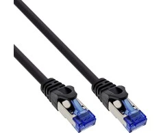 Equip „InLine®“ šarvuotas jungiamasis kabelis, U/FTP, Cat.6A, juodas, 20 m