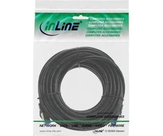 Equip „InLine®“ šarvuotas jungiamasis kabelis, U/FTP, Cat.6A, juodas, 20 m