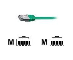 Equip Patchcord, Cat6, S / FTP, HF, 10m, žalia (605546)