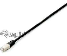Equip Patricover Cat6A, S / FTP, 10m, Juodas (605696)