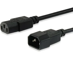 Equip Equip Kaltgeräteverl.-Kabelis IEC C14->IEC C13 St/Bu 1.80m Polybeutel