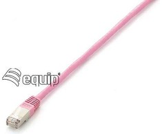 Equip Pečcord Cat6, S / FTP, 15m, rožinė (605588)
