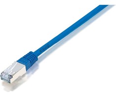 Equip Patchcord, F/UTP, Cat5e, 0.5m, mėlyna (225437)