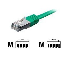 Equip Patric, S / FTP, Cat6, PIMF, 1m, žalia (605640)
