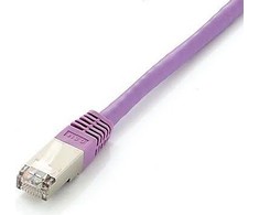 Equip Patchcord, S/FTP, Cat6, PIMF, HF, 0.25m, violetinė (605553)