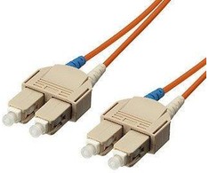 Equip Įrengti Fotooptinis Patchcord SC - SC Multimode Duplex OM1, 10m (253320)