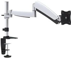 Equip 13–27 colių pasukamas monitoriaus stalo laikiklis, spaustukas, 33 cm (13 colio), 68,6 cm (27 colio), 100 x 100 mm, aukščio reguliavimas, baltas