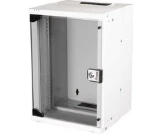 Equip Spinta E5682 E5682 sieninė spintelė 10" 09U 300x300mm stiklinės durys pilkos