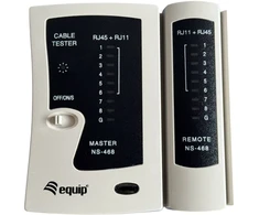 Equip Tester kabli dla RJ45/RJ12/RJ11 pilka